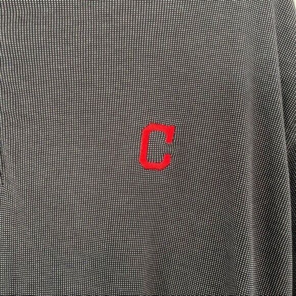 Cutter & buck polo mens Cleveland Indians navy mens polo size large - Picture 5 of 8